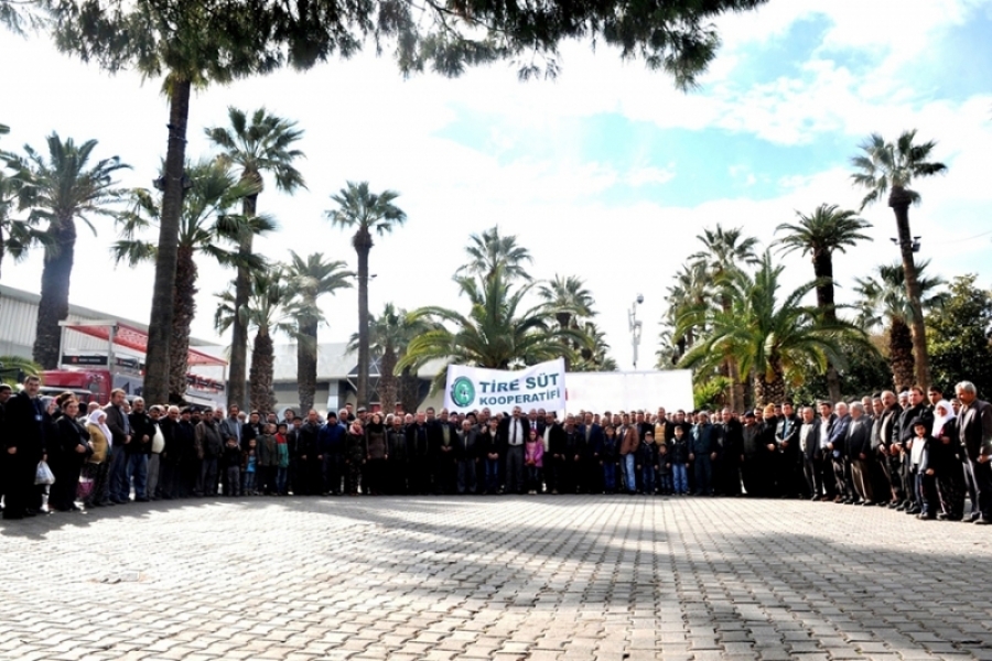 Coop&eacute;rative de d&eacute;veloppement agricole pour le lait et pneumatiques &agrave; Izmir, en Turquie