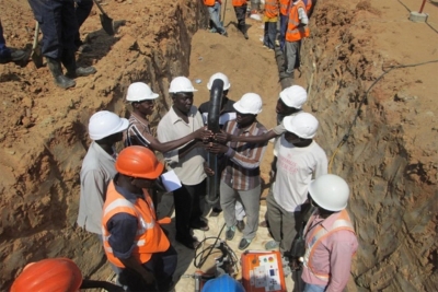 إمدادات المياه في المناطق الحضرية في جنوب السودان