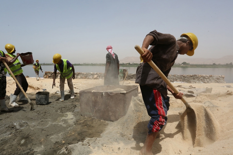 L&amp;#39;&eacute;cologisation du secteur de la construction en &Eacute;gypte: application industrielle des scories de l&amp;#39;industrie sid&eacute;rurgique dans la construction routi&egrave;re